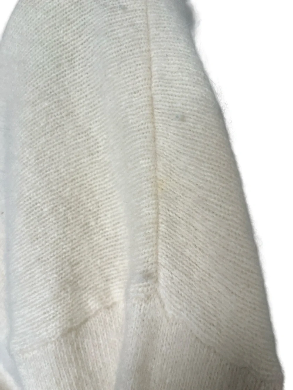 Vintage GAP Clothing Co Turtleneck Sweater Cream Knit Wool Angora Size Medium
